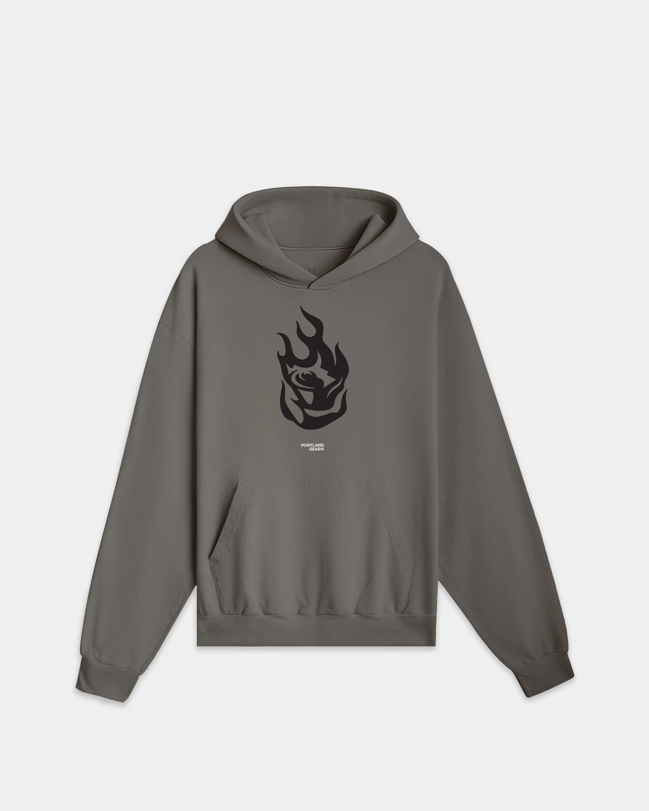HeavyKnit Fire Logo Hoodie