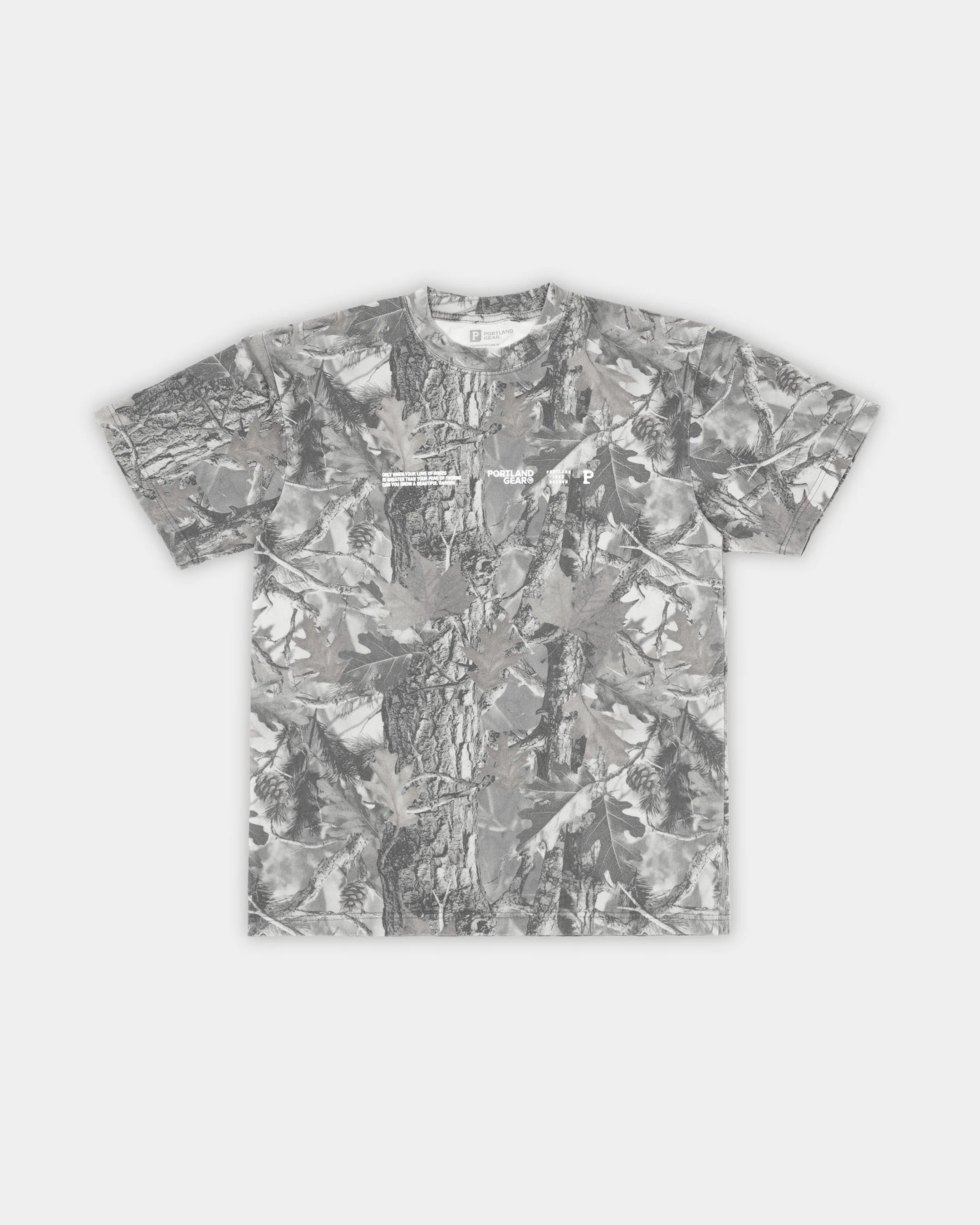 HeavyKnit Slogan Tee - Grey Camo - Image 2