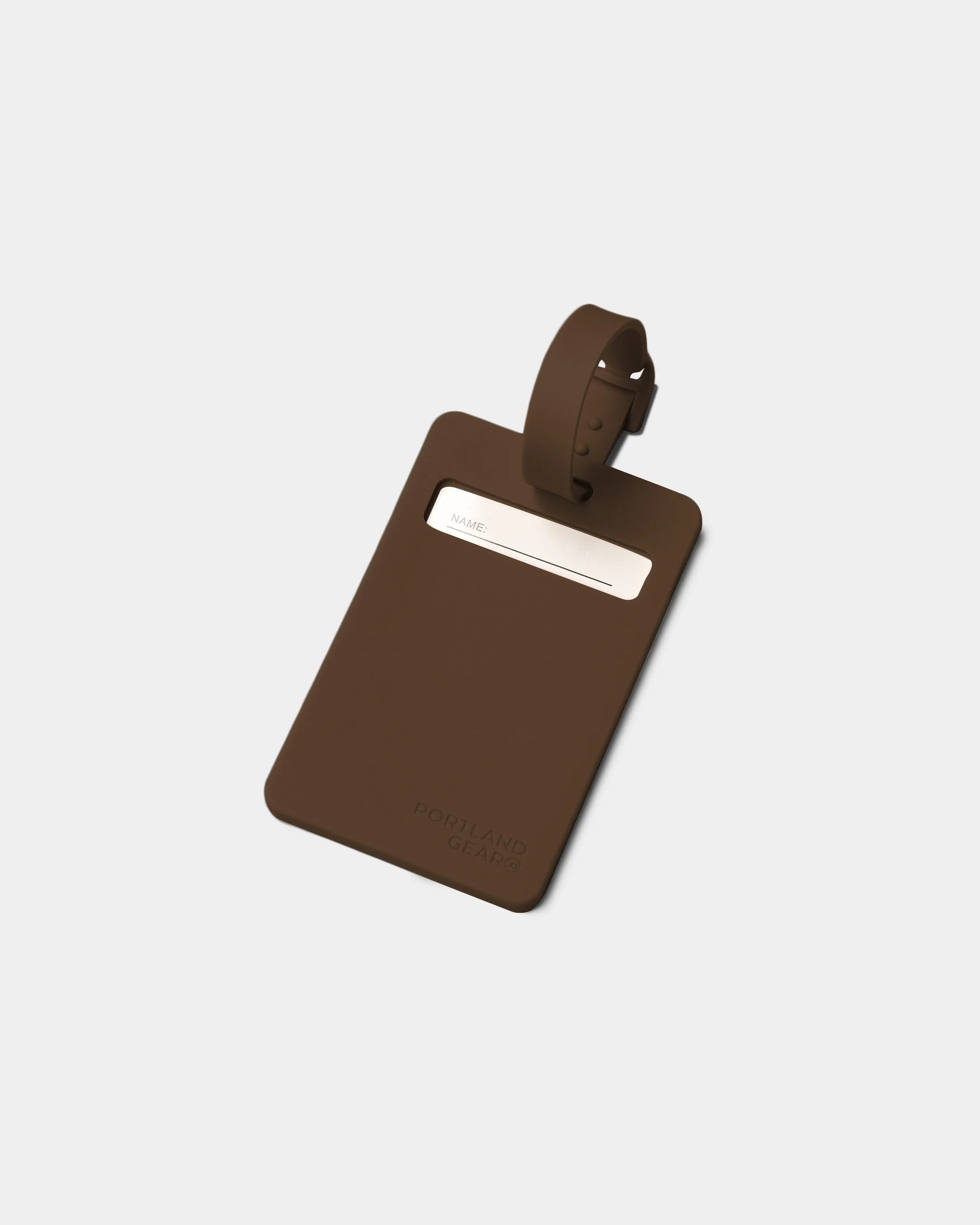 Luggage Tag - Silicone - Standard - Chocolate - Image 2