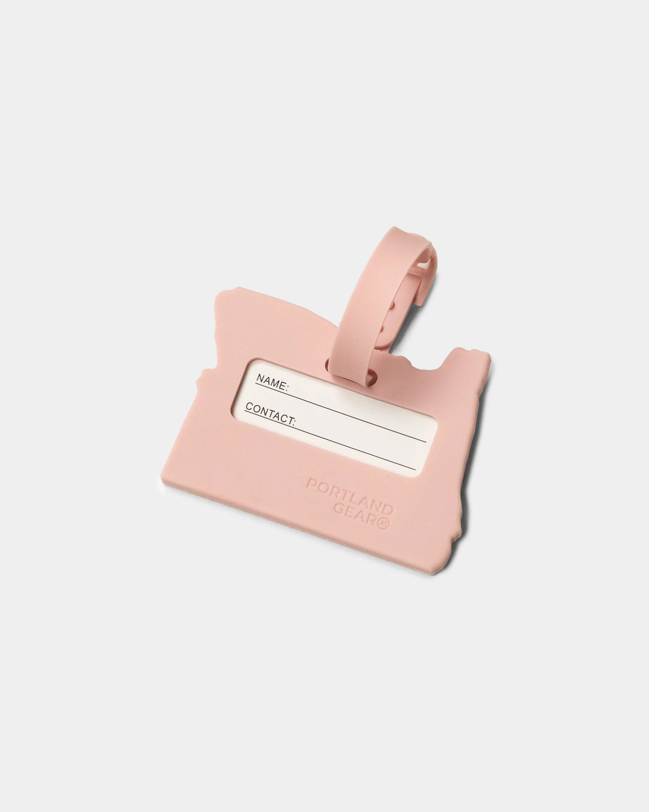Luggage Tag - Silicone - Oregon - Blush - Image 2