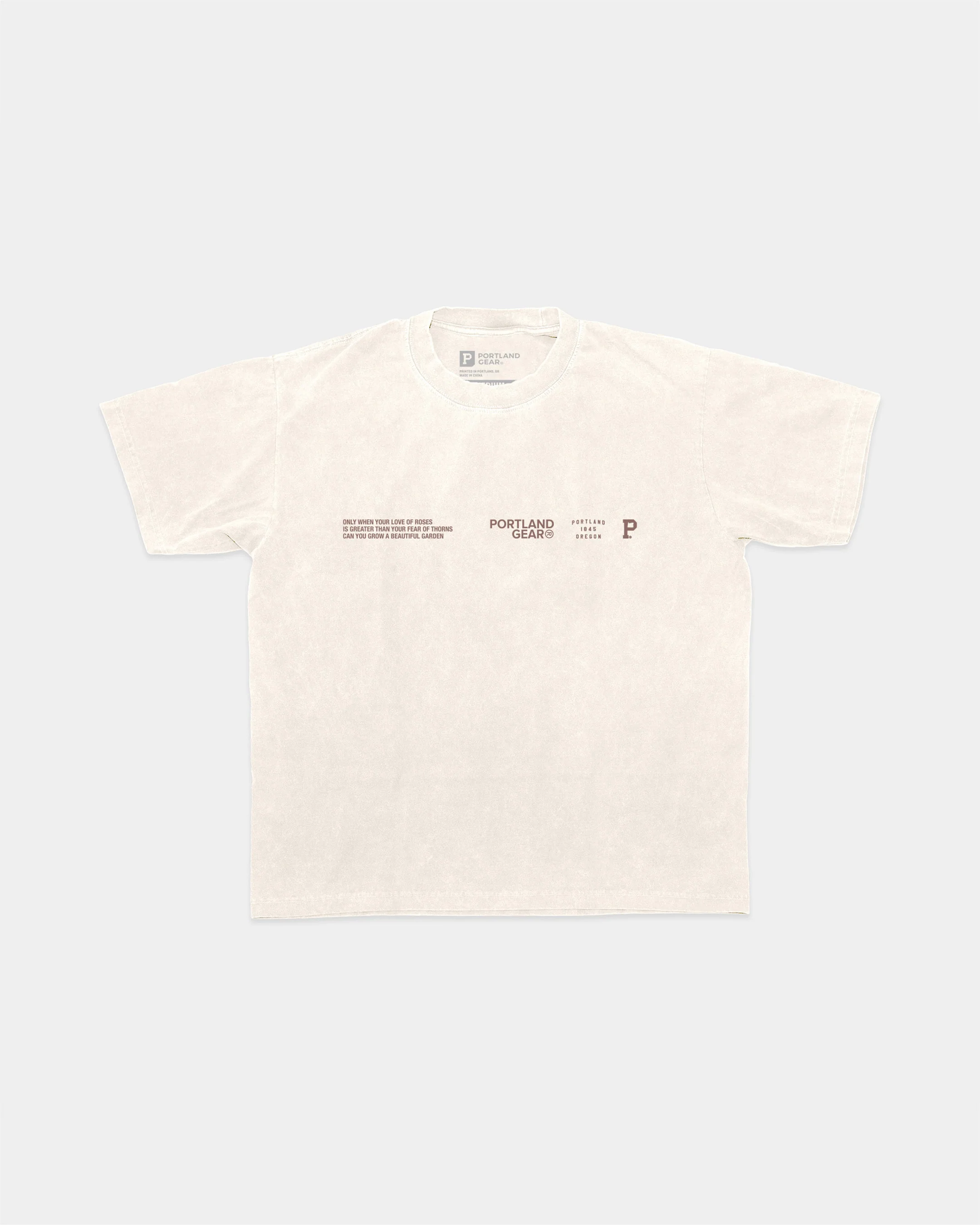 All-American Slogan Tee - Cream - Image 2