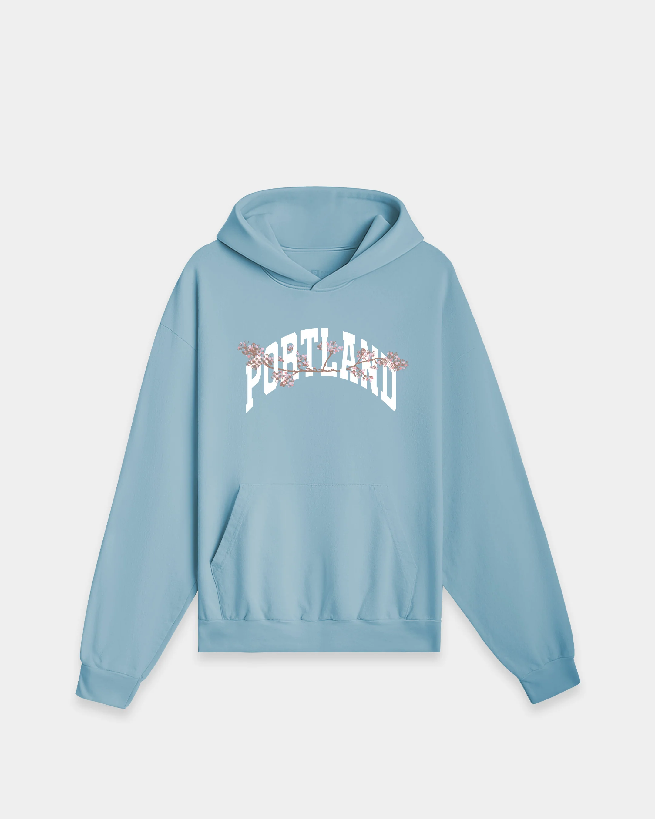 Sueded "CB" Arch Hoodie