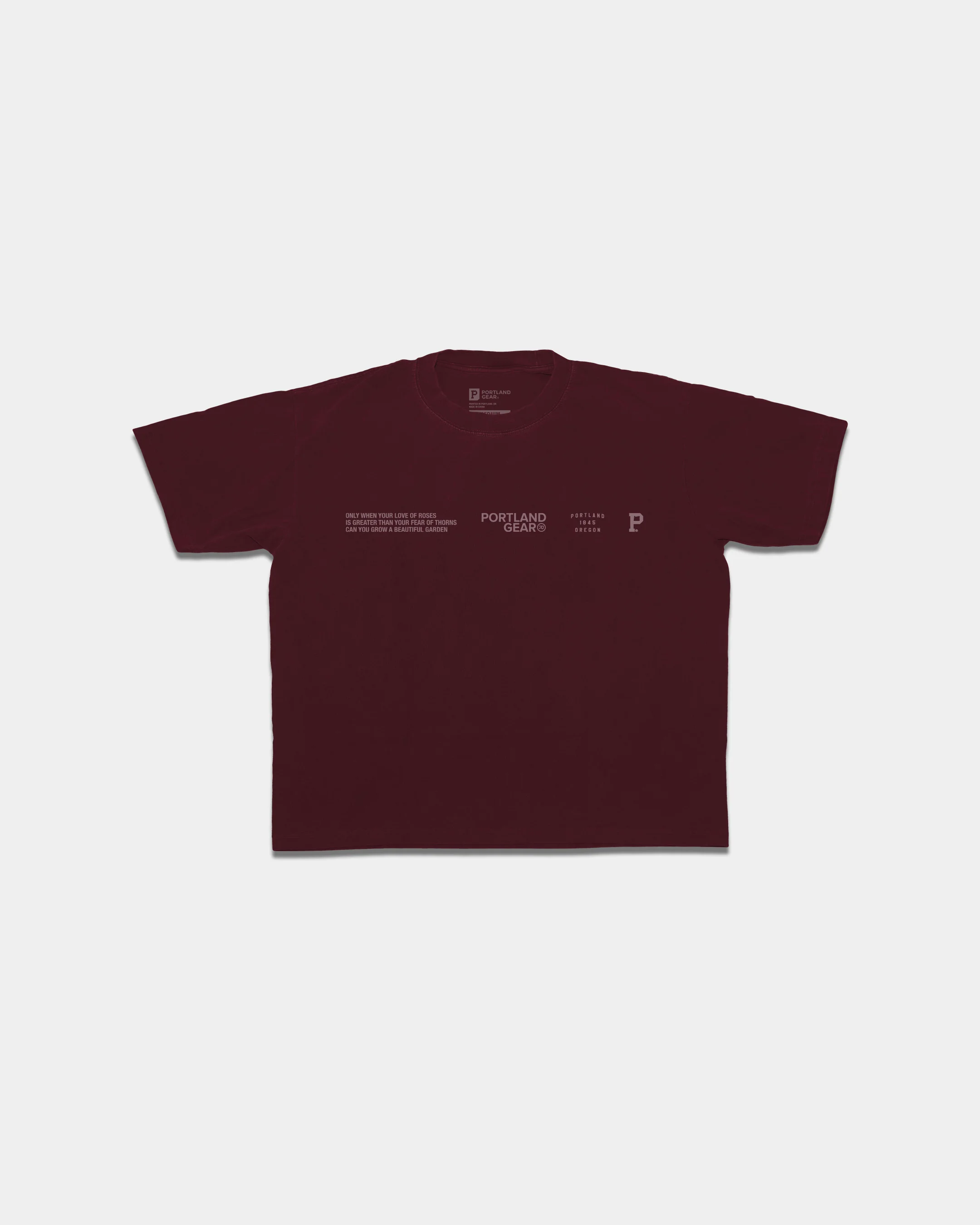 Women's All-American Slogan Tee - Port - Image 2